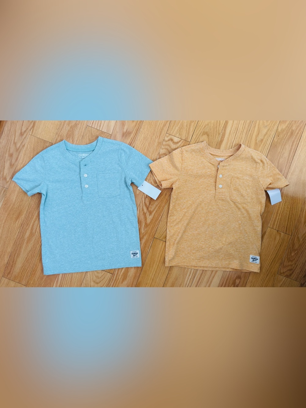 Brand new Oshkosh Kids Short Sleeve Henley Shirts size 5T